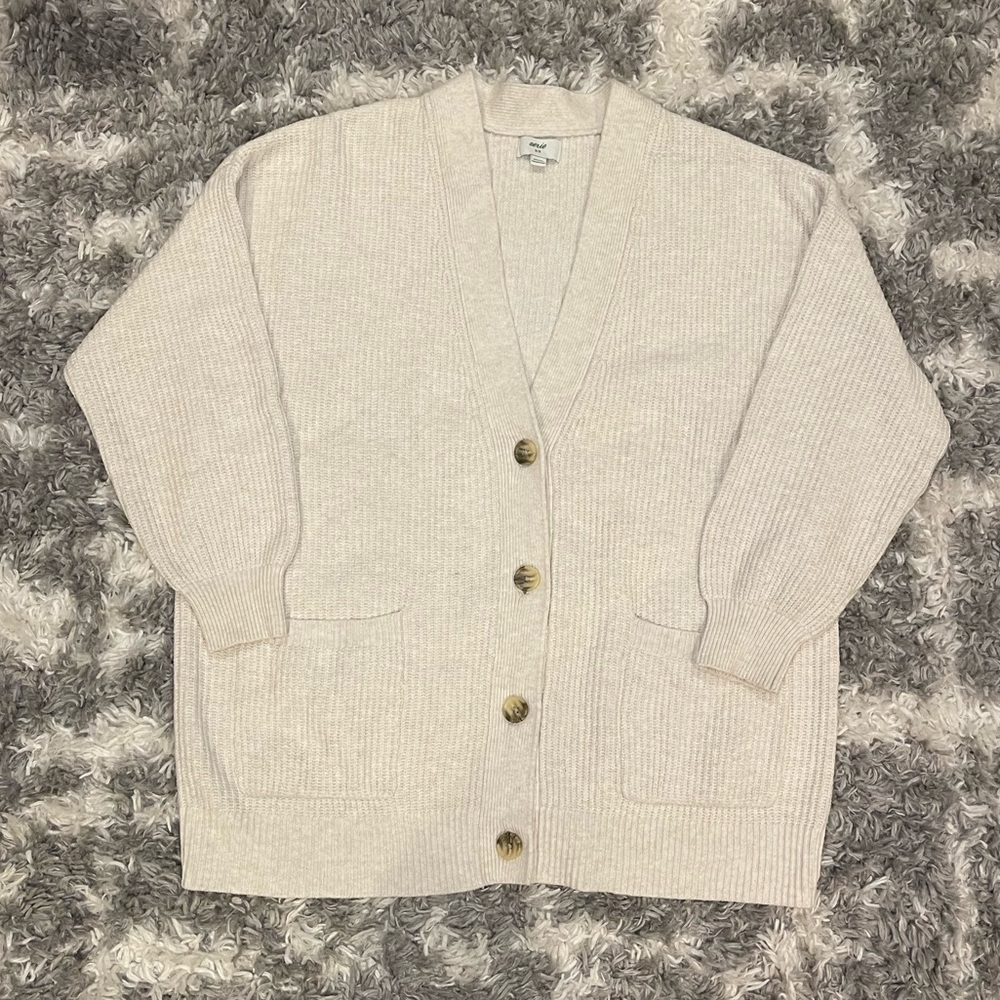 Aerie Cozy Up Oversized Cardigan